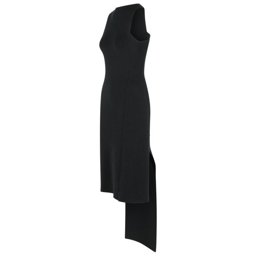 Courreges 'Oblique' Dress In Black Viscose Blend Women - Picture 2 of 3